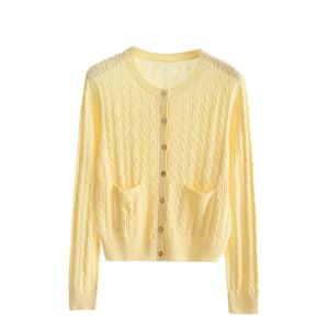 New Fold Dopamine Crew Cardigan
