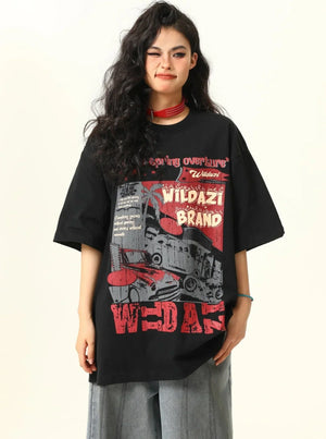 Niche Printed Trendy T-Shirt