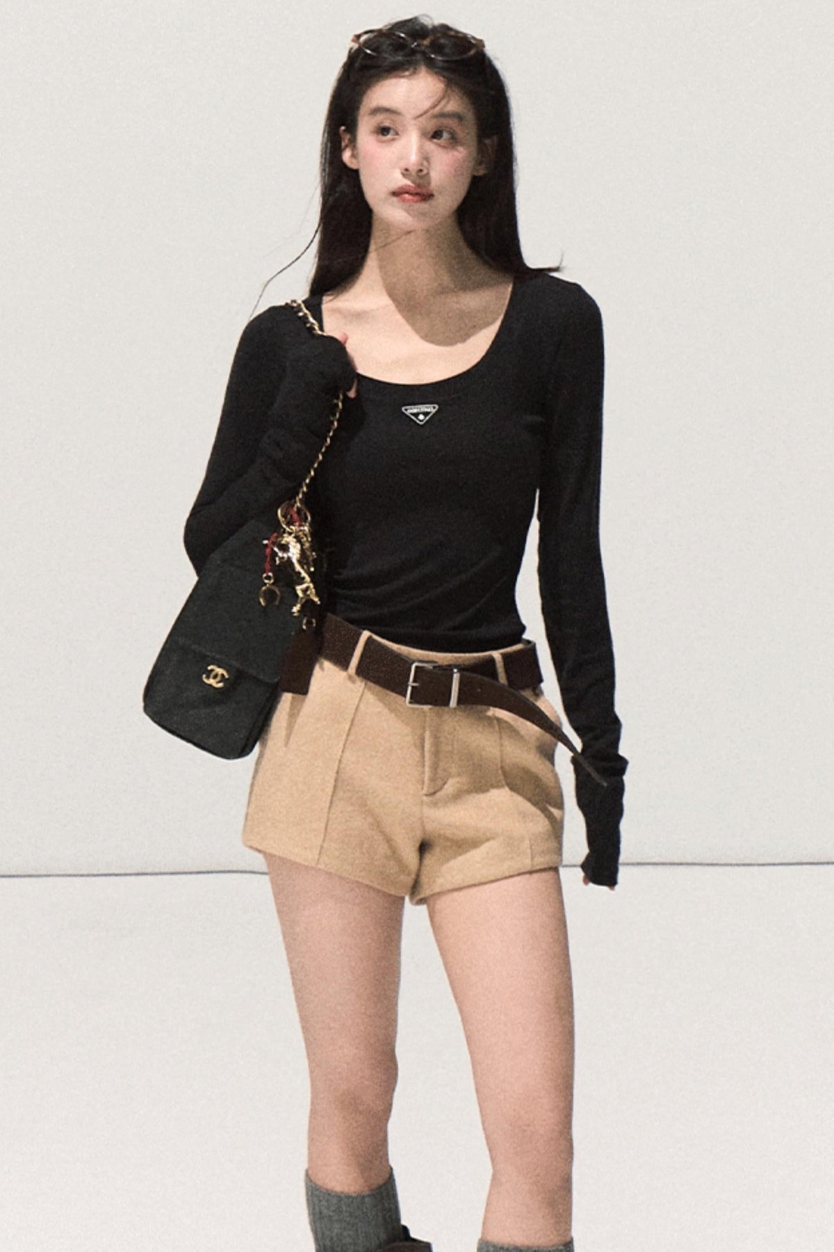 Night Woolen Short Pants