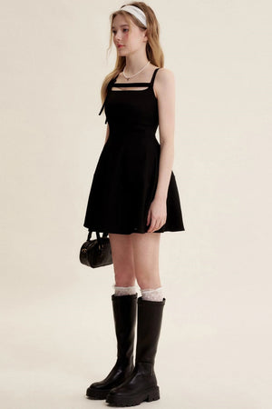 Nocturne Cutout Bow Dress