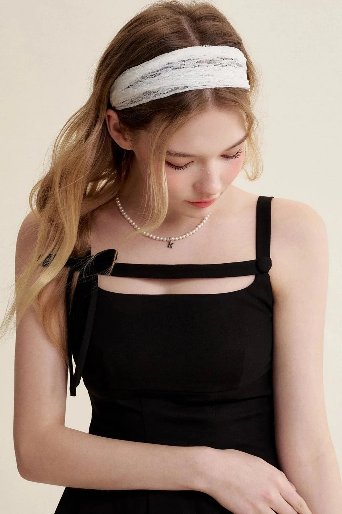 Nocturne Cutout Bow Dress