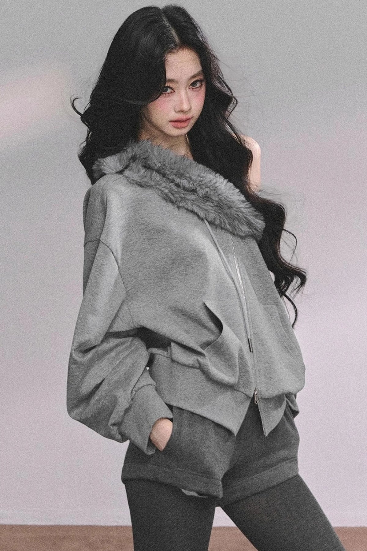 Nordic Winter Top Shorts Two-Piece Set-Up