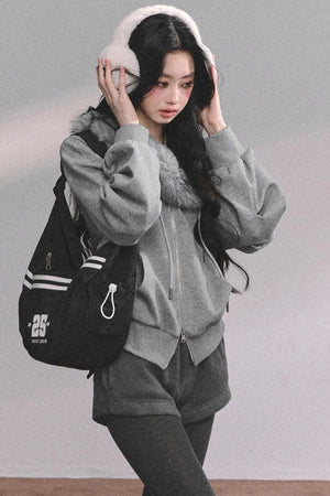 Nordic Winter Top Shorts Two-Piece Set-Up