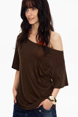 Off-Shoulder Asymmetrical Top