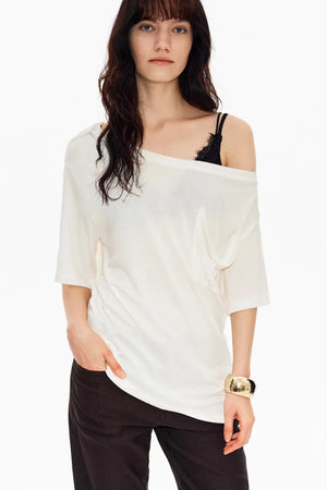 Off-Shoulder Asymmetrical Top