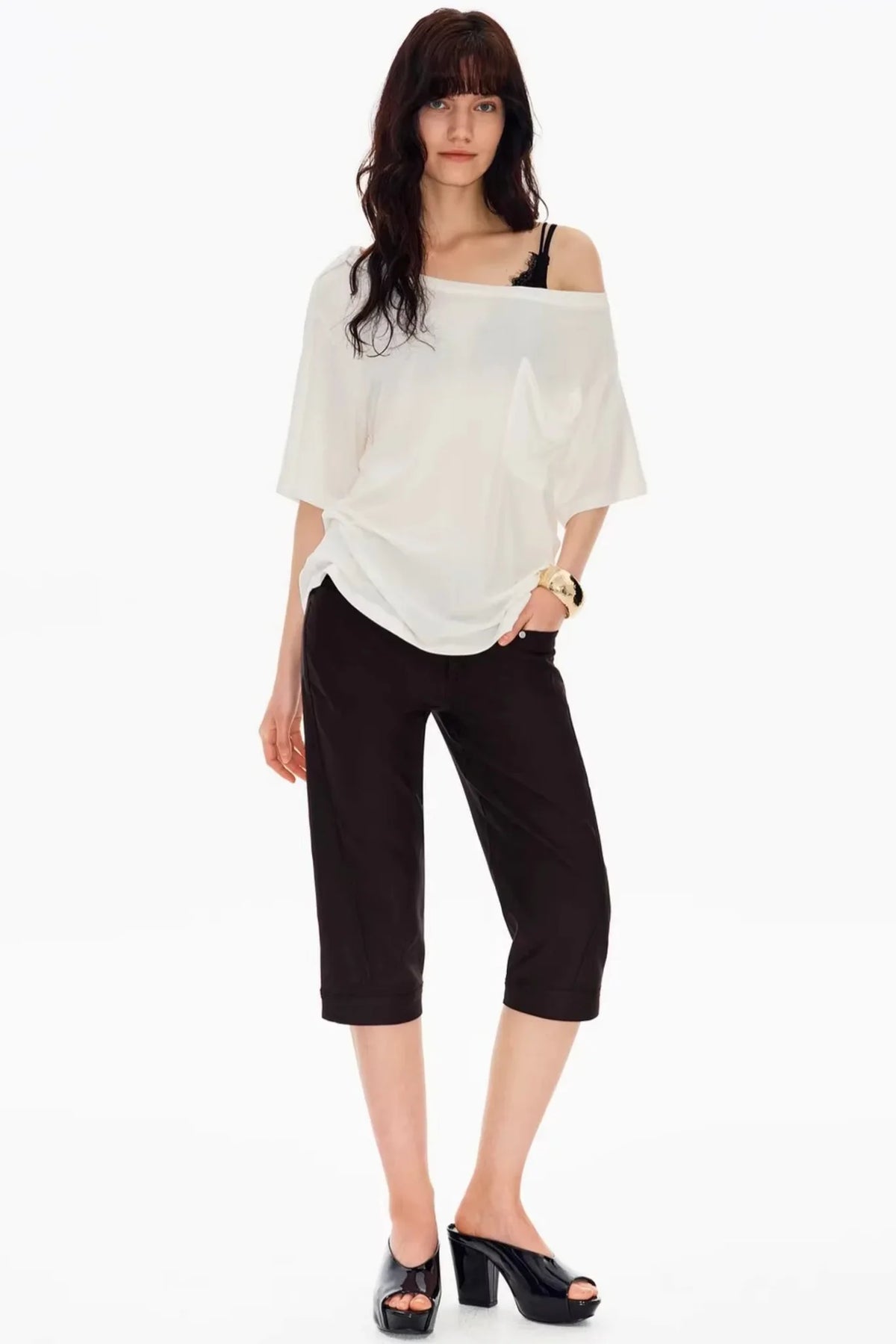 Off-Shoulder Asymmetrical Top