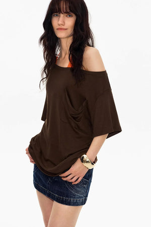 Off-Shoulder Asymmetrical Top