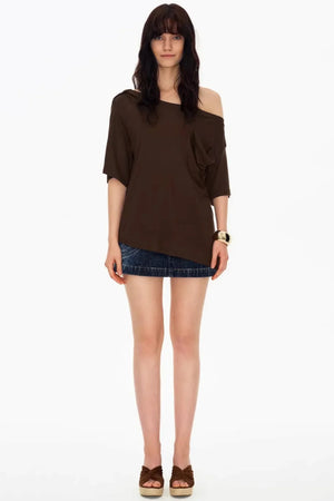 Off-Shoulder Asymmetrical Top