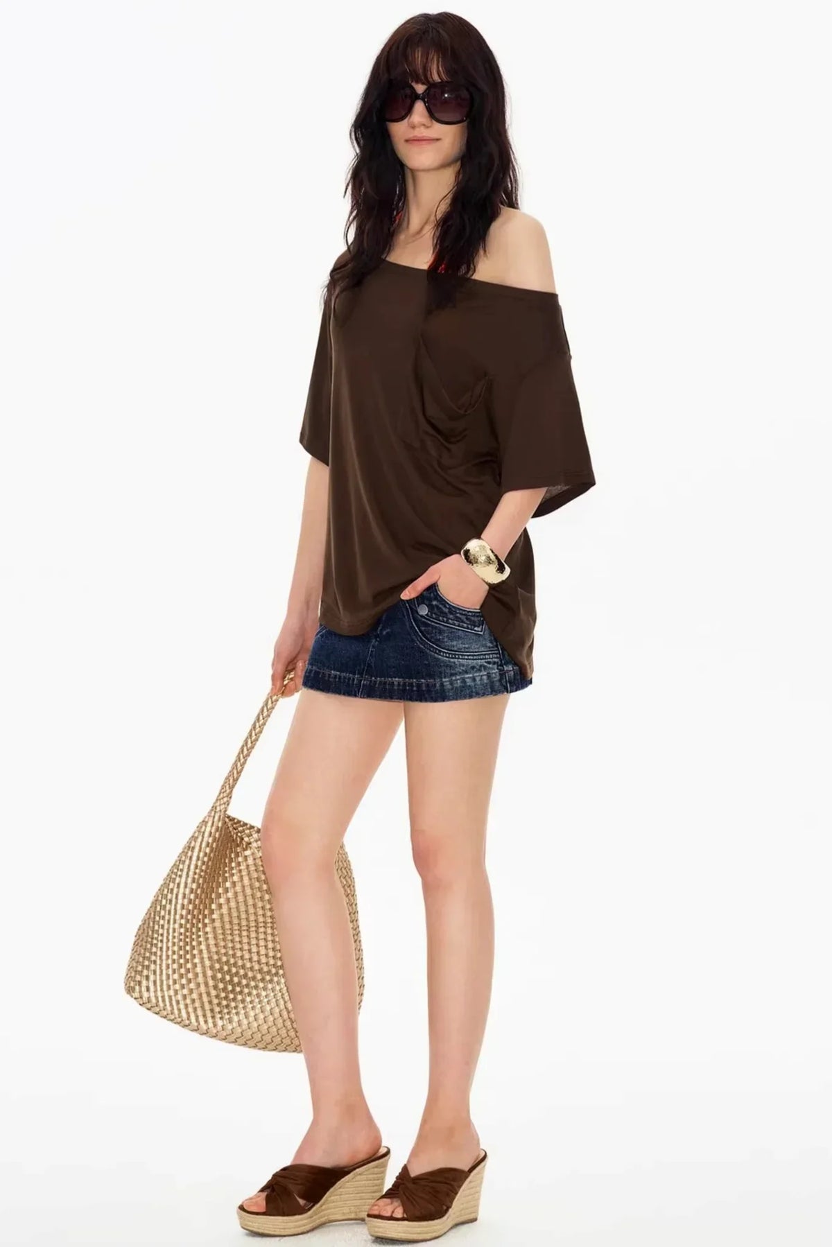 Off-Shoulder Asymmetrical Top