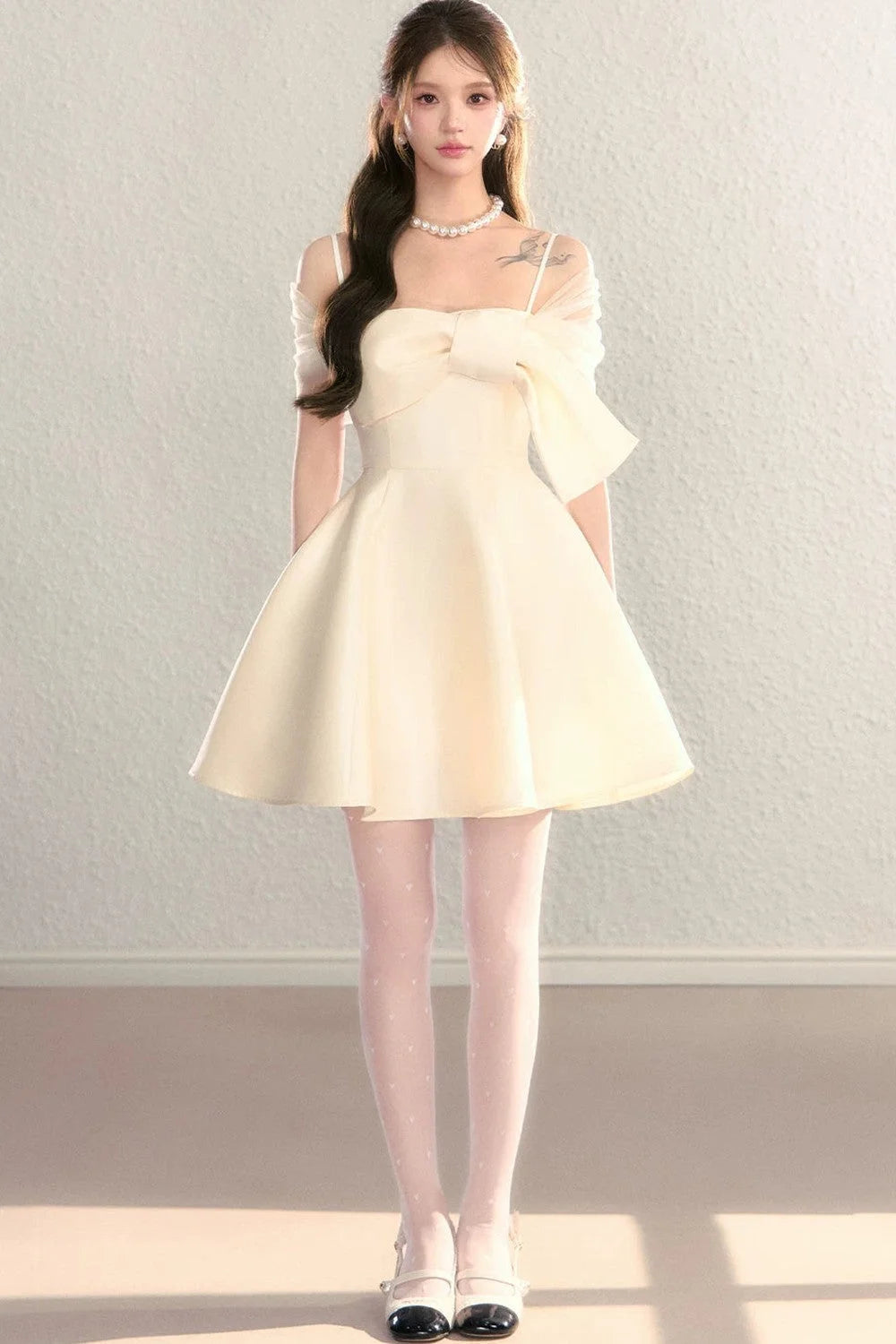 Off-Shoulder Evening Tulle Dress