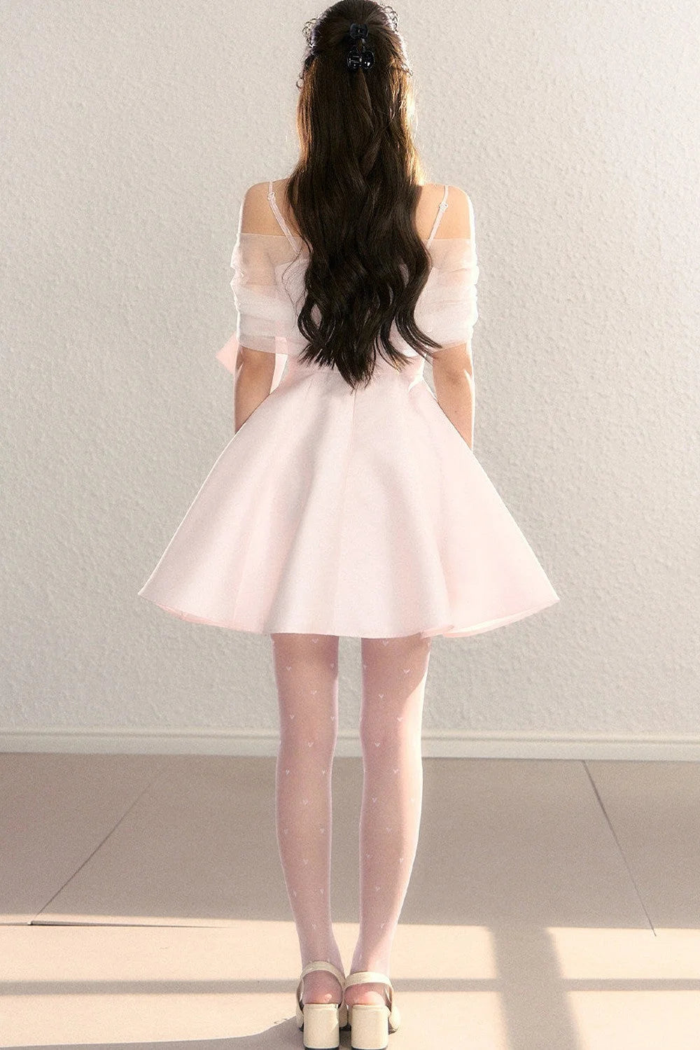 Off-Shoulder Evening Tulle Dress