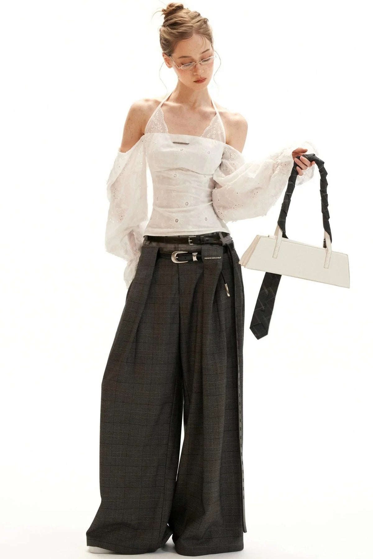 Off-Shoulder Flared Sleeve Blouse