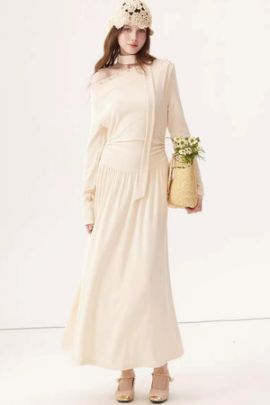 Off-Shoulder Knit Dress
