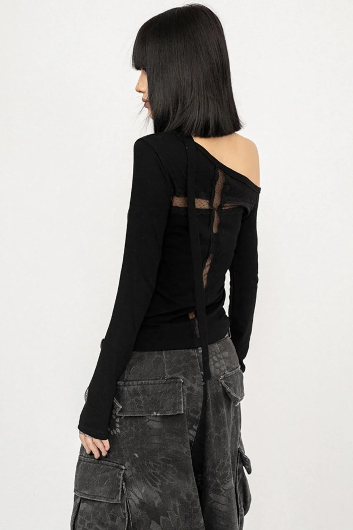 Off-Shoulder Lace Top