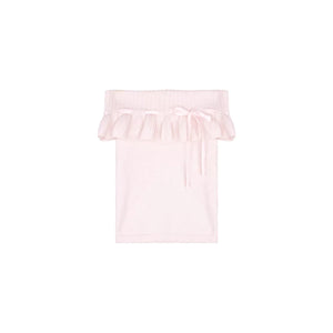 Off-Shoulder Ruffle Knit Top Set-Up