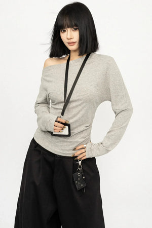 Off-Shoulder Slimming Blouse