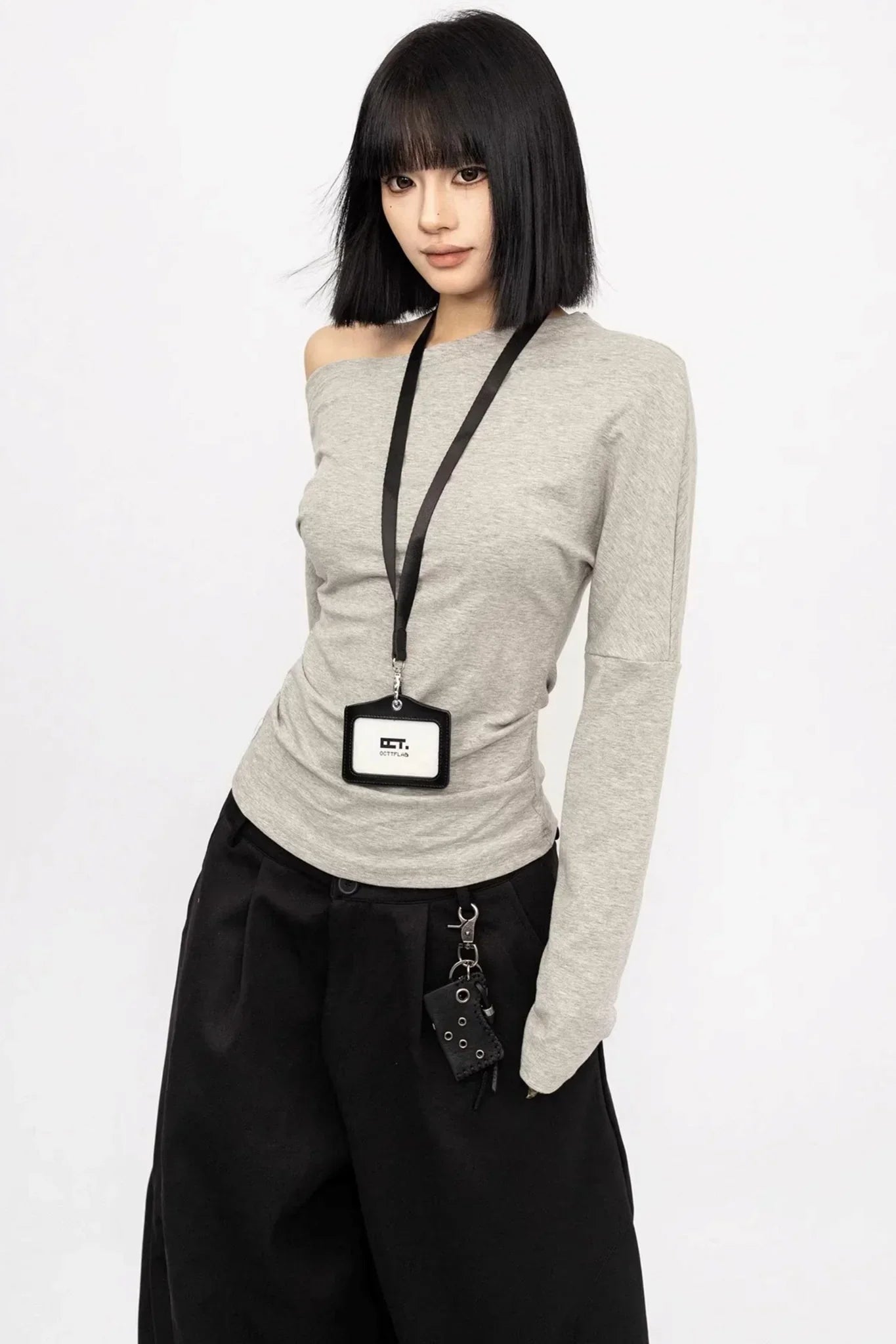 Off-Shoulder Slimming Blouse