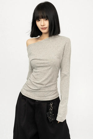 Off-Shoulder Slimming Blouse