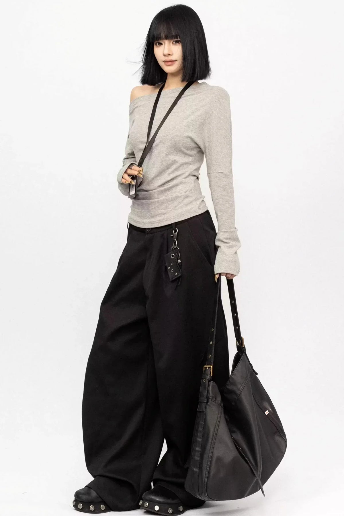 Off-Shoulder Slimming Blouse