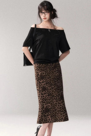 Off-Shoulder Stretchy Summer Top