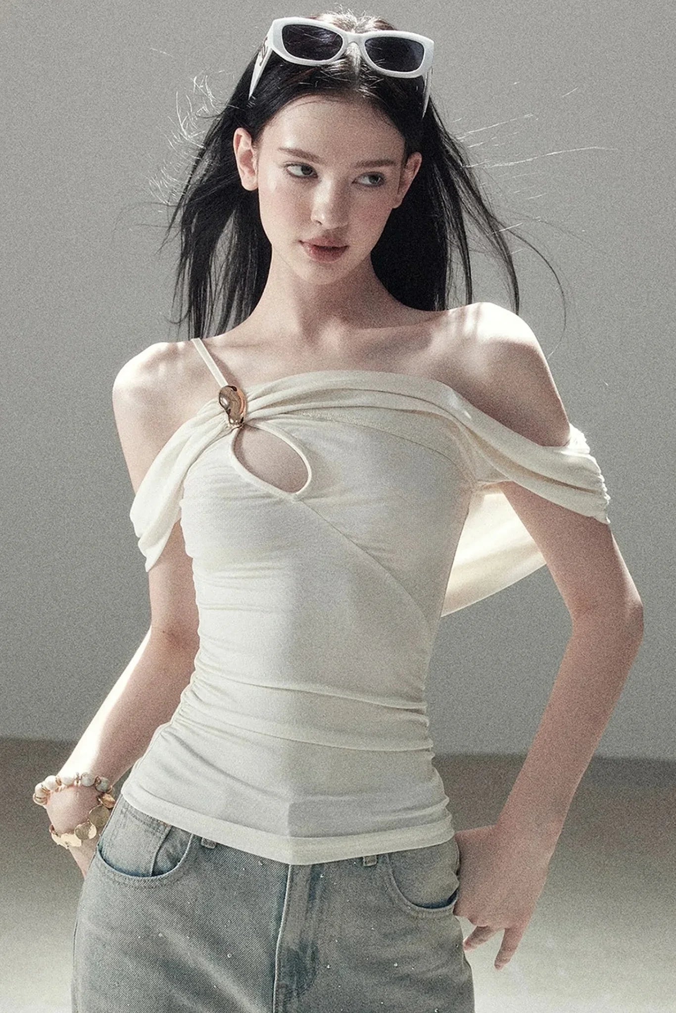 Off-Shoulder Summer Top