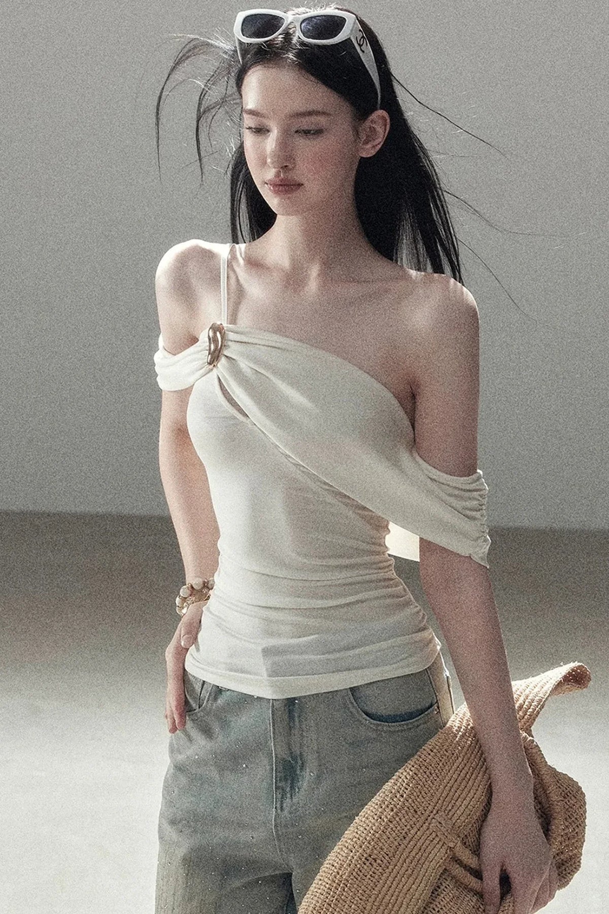 Off-Shoulder Summer Top