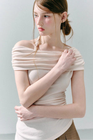 Off-Shoulder Tie Top