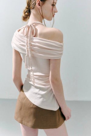 Off-Shoulder Tie Top