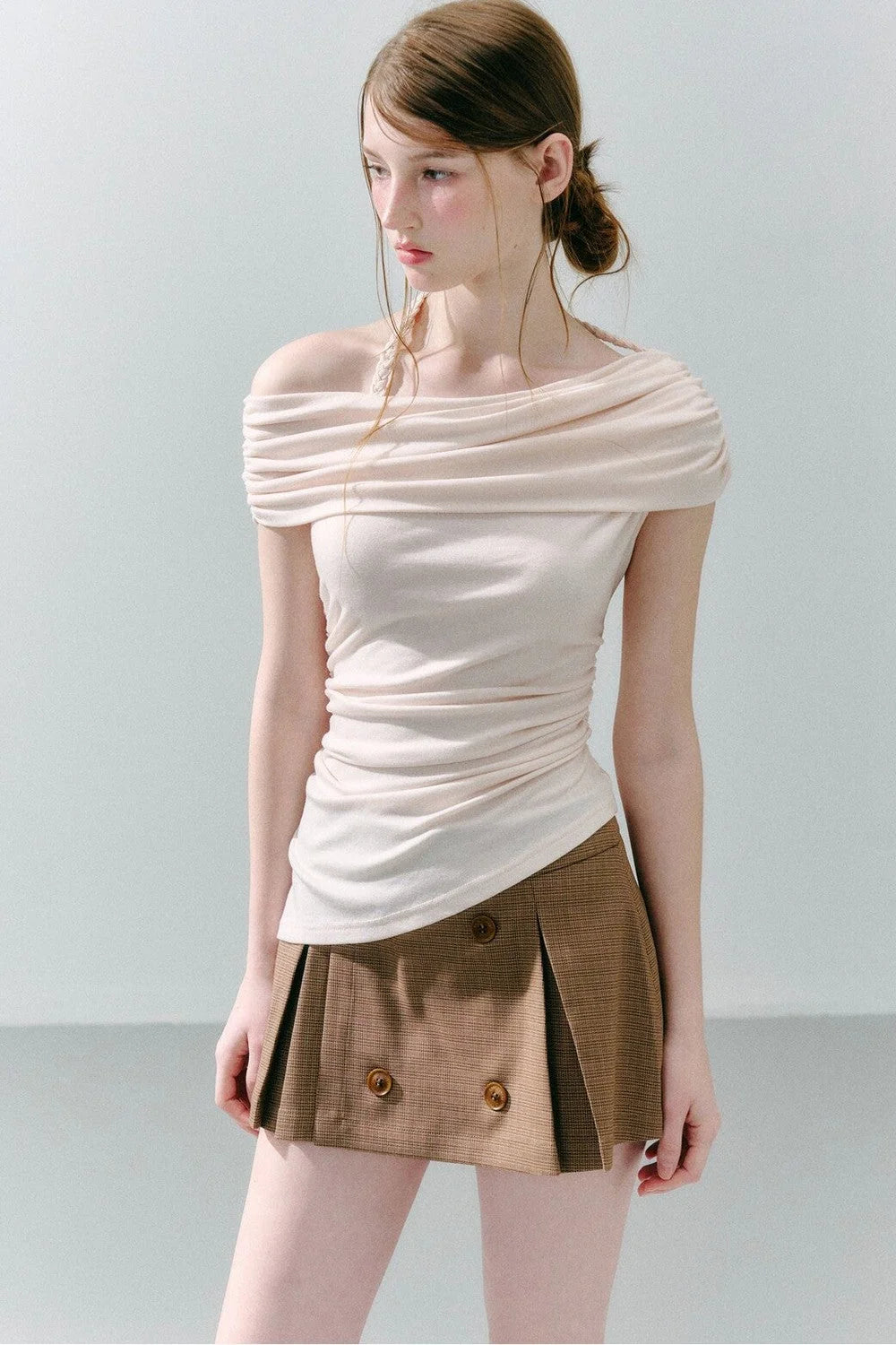 Off-Shoulder Tie Top