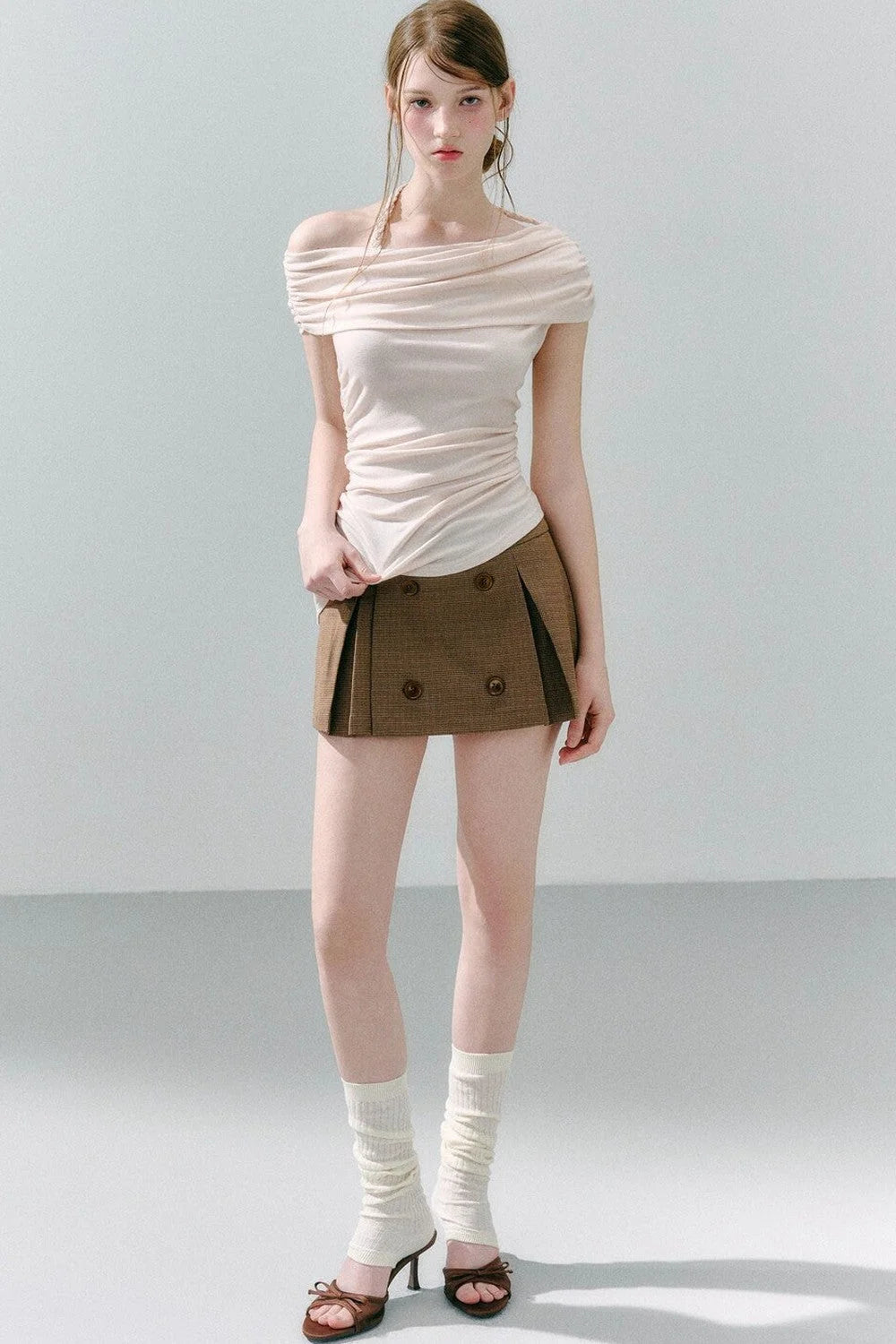Off-Shoulder Tie Top
