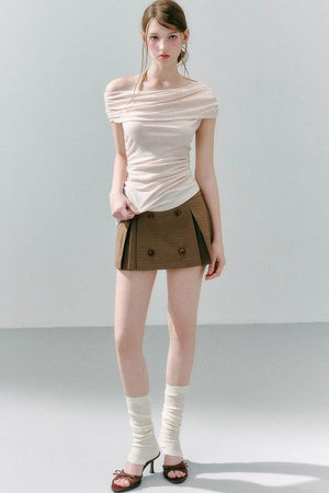 Off-Shoulder Tie Top