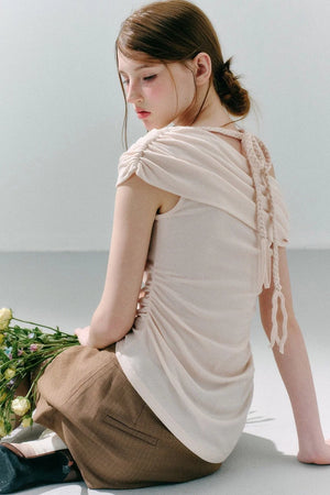 Off-Shoulder Tie Top