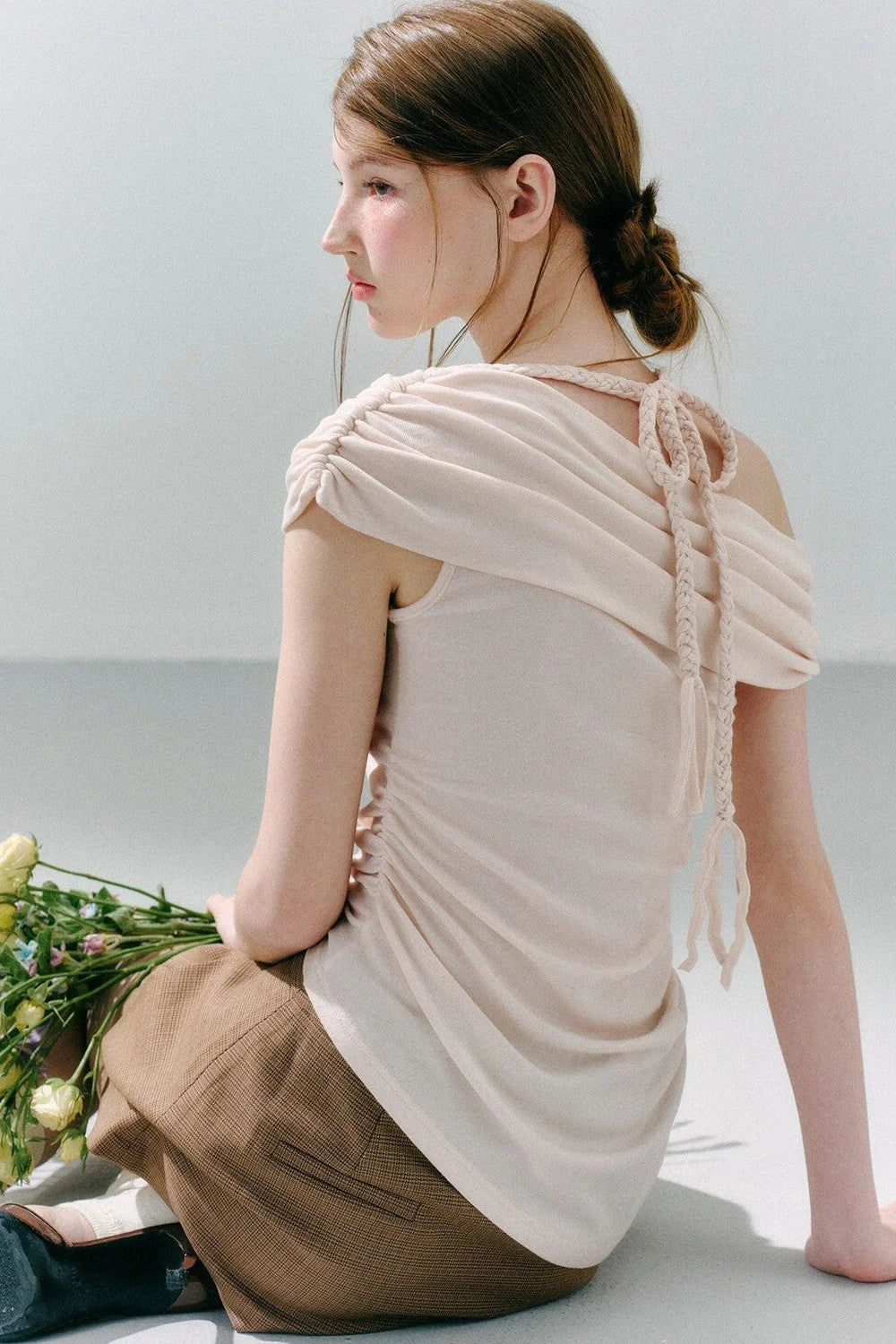 Off-Shoulder Tie Top