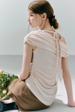 Off-Shoulder Tie Top