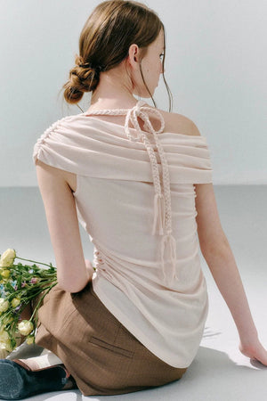 Off-Shoulder Tie Top