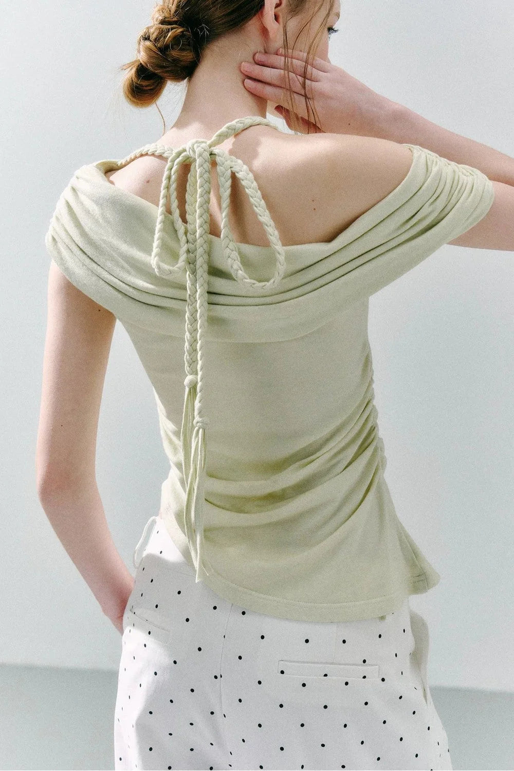 Off-Shoulder Tie Top