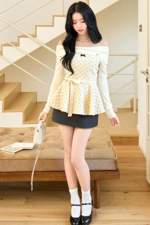 Off-Shoulder Two-Piece Set-Up