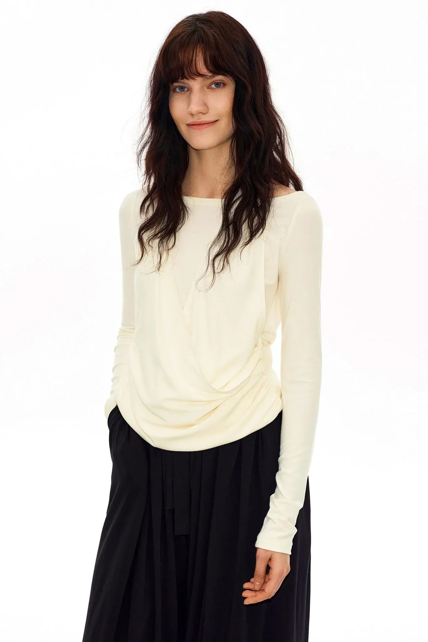 Off-Shoulder Versatile Halter Top