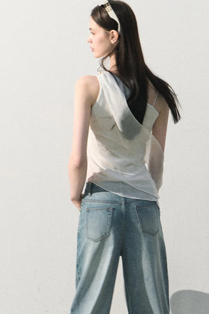 Off-Shoulder Waist-Cinching Top Set-Up