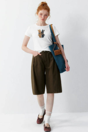 Off-White Rabbit Print Top