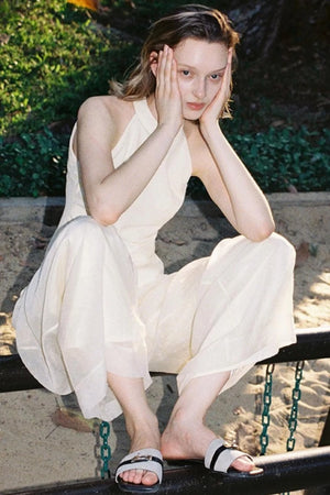 Old Money Mesh Wide-Leg Pants