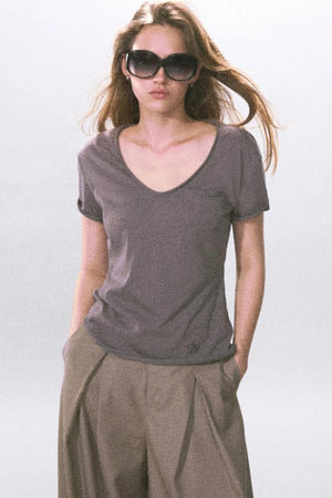 Old Money U-Neck Top