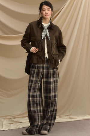 Old Poetry Leather Brown Jacket
