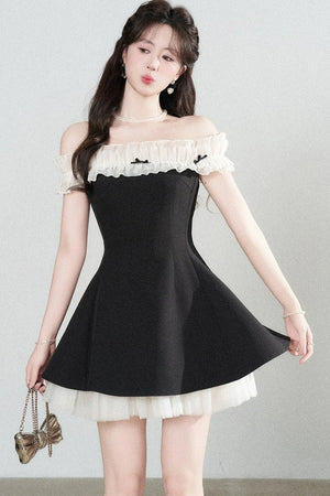 One-Shoulder A-Line Dress