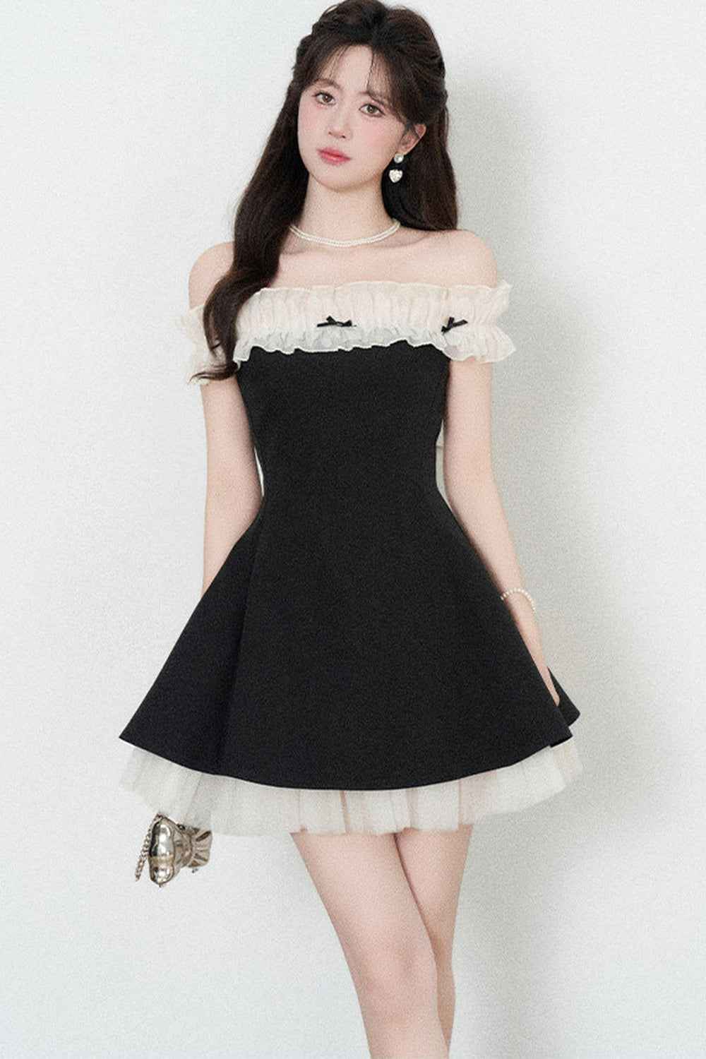 One-Shoulder A-Line Dress