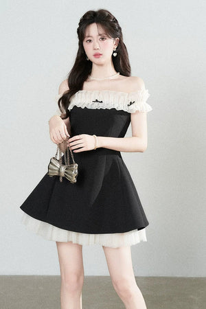 One-Shoulder A-Line Dress