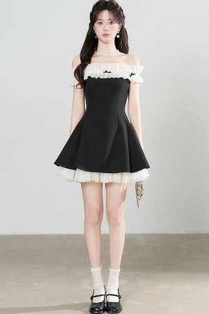 One-Shoulder A-Line Dress