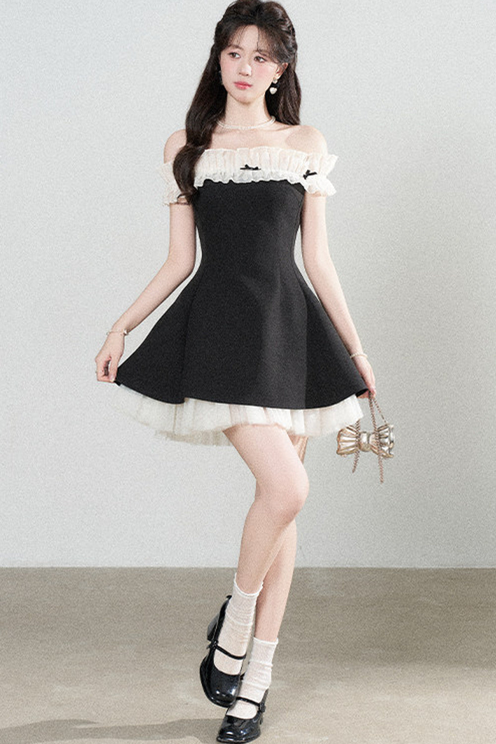 One-Shoulder A-Line Dress