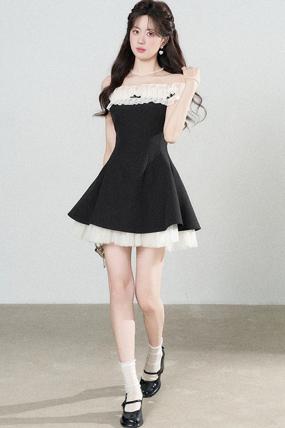 One-Shoulder A-Line Dress