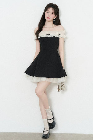 One-Shoulder A-Line Dress